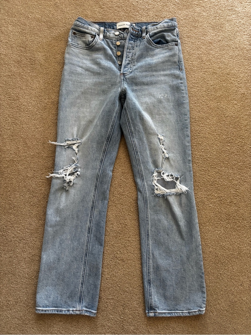 Aritzia Denim Forum Arlo High Rise Straight